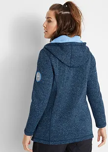 Veste polaire tricotée à capuche, bonprix