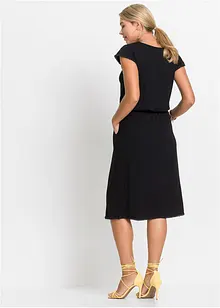 Robe midi en jersey viscose extensible, bonprix