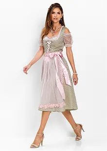 Dirndl avec perles (ens. 2 pces), bonprix