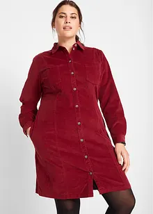 Robe en velours côtelé extensible, bonprix