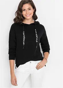 Pull en maille à capuche, BODYFLIRT