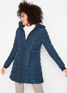 Veste longue matelassée, rembourrée, bonprix