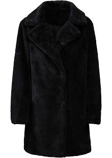 Manteau Synthetique Imitation Peau De Mouton Noir Femme Bonprix Fr