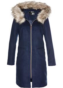 Veste longue avec zip asymétrique gris clair chiné Femme Veste longue avec zip asymétrique gris clair chiné Femme