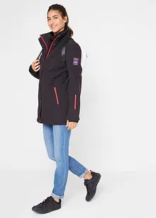 Veste longue softshell extensible, bonprix