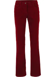 Pantalon stretch en velours côtelé, Bootcut, bonprix