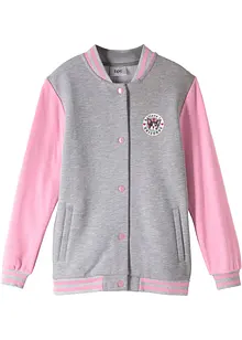 Gilet sweat style Teddy fille, bonprix