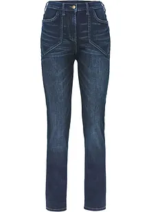 Jean droit stretch taille haute, bonprix