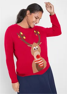 Pull de Noël renne, bonprix