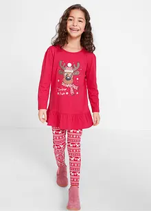 T-shirt de Noël et legging fille (Ens. 2 pces.), bonprix