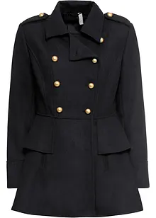 Manteau court militaire à teneur en laine, taille courte, bonprix