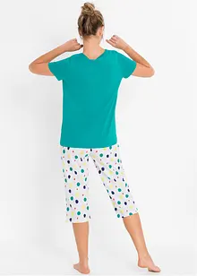 Pyjama corsaire 100% coton, bonprix
