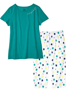 Pyjama corsaire 100% coton, bonprix