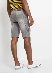 Bermuda en molleton aspect jean, Regular, bonprix