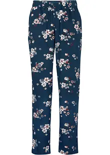 Pantalon à enfiler en viscose avec taille confortable et large au niveau des cuisses, bonprix