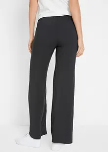 Pantalon à enfiler avec tour de taille élastique et jambes larges en viscose, bonprix