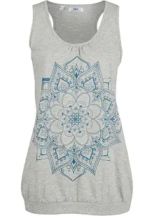 Top débardeur en coton imprimé mandala, bonprix