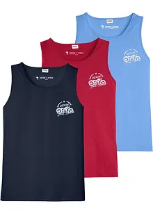 Lot de 3 tops débardeurs, bonprix