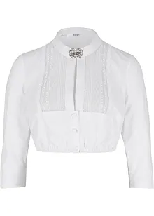 Blouse Dirndl à dentelle, bonprix