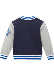 Blouson sweat-shirt style Campus garçon en coton, bonprix