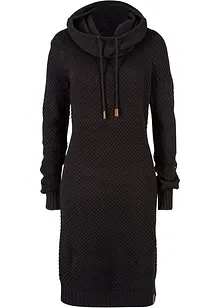 Robe en maille à col châle, bonprix