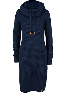 Robe en maille à col châle, bonprix