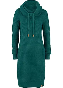 Robe en maille à col châle, bonprix