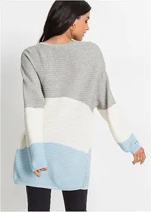 Pull à motif côtelé, bonprix