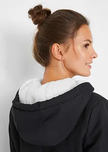 Veste avec fourrure peluche, doublure, bonprix