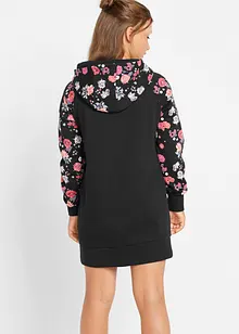 Robe fille sweat à capuche, bonprix