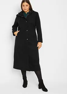 Manteau en imitation laine, coupe longue, bonprix