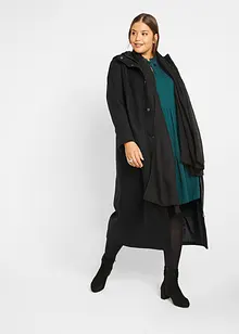 Manteau en imitation laine, coupe longue, bonprix