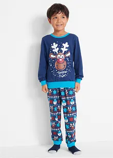 Pyjama garçon (Ens. 2 pces.) imprimé hiver, bonprix