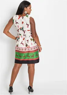 Robe fourreau en néoprène avec un motif de Noël, bonprix