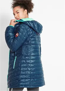 Veste longue matelassée ultra-légère et son pochon, bonprix