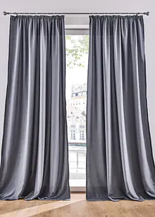 Lot de 2 rideaux en microfibre facile d’entretien, bonprix
