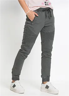 Pantalon esprit motard, bonprix