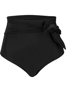 Bas de bikini sculptant taille haute, maintien fort, avec lien à nouer, bonprix