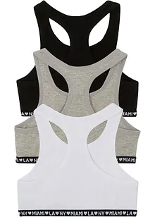 Lot de 3 brassières avec coton doux, bonprix