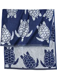 Serviette de toilette avec motif tortue, bonprix