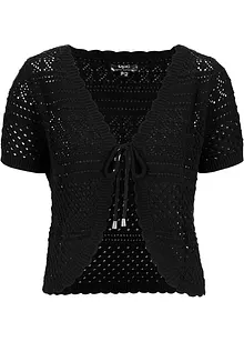 Boléro court en crochet, bonprix