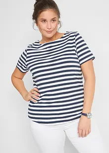 T-shirt à encolure bateau, bonprix