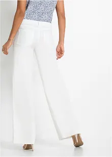 Pantalon palazzo en lin mélangé, bonprix