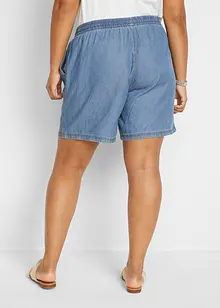 Short en denim léger avec taille confortable, extra large, bonprix