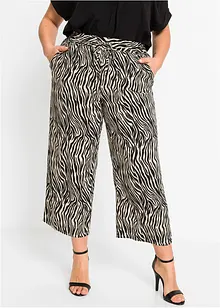 Jupe-culotte imprimée en viscose, bonprix