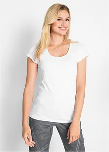 T-shirt extensible à manches courtes, bonprix