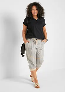 T-shirt avec patte de boutonnage, bonprix