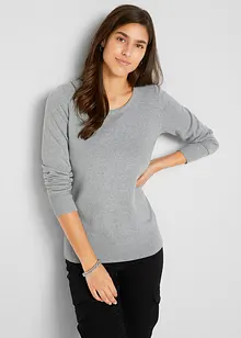 Pull en fine maille basique, bonprix