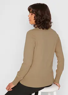 Pull basique à col montant, bonprix