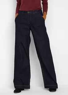 Jean large à taille haute élastiquée, bonprix
